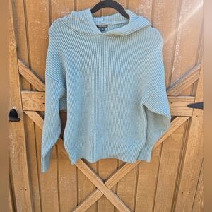 Wild Fable Light Green Hooded Sweater